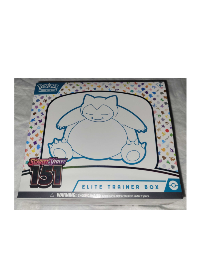 Pokemon Scarlet & Violet 151 - Top Trainer Box Relaxo / Snorlax - englisch