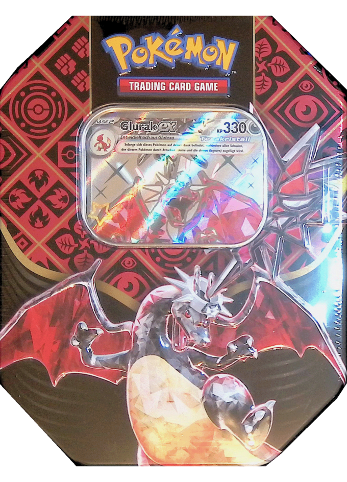 Pokemon Tera Glurak ex / Charizard ex Tin Box - Paldeas Schicksale (DE)