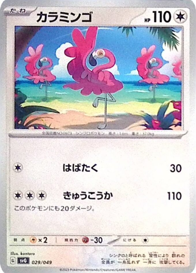 029 – Flaminkno / Flamigo – Bisaflor & Glurak & Turtok Special Deck Set ex (SVG)