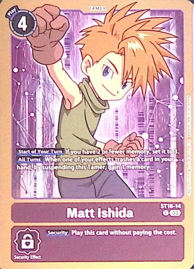 014 – Matt Ishida (ST16-14) (V.1) - Starter Deck: Wolf of Friendship (ST16)