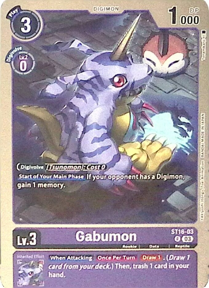 003 – Gabumon (ST16-03) (V.1) - Starter Deck: Wolf of Friendship (ST16)